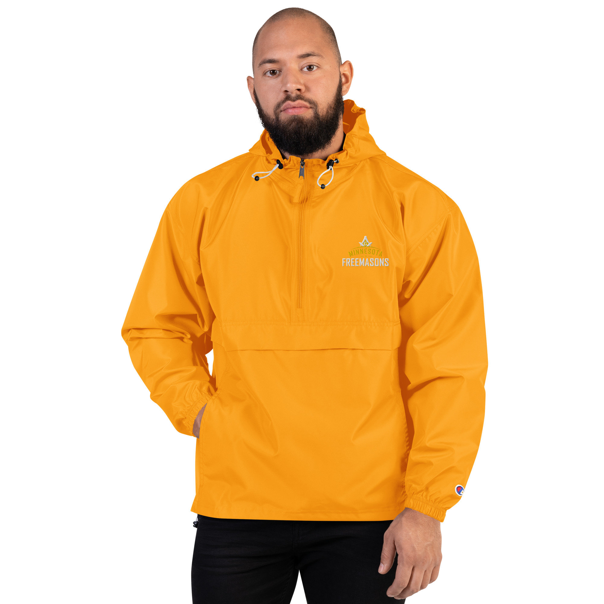 Embroidered Champion Packable Jacket - Image 9